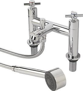 Swirl, 1228[^]48215 Minimalist Deck-Mounted Bath/Shower Mixer