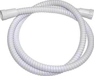 Swirl, 1228[^]83394 PVC Shower Hose Flexible White 9.5mm x