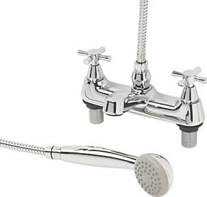 Swirl, 1228[^]83054 Quadra Deck-Mounted Bath Shower Mixer Tap