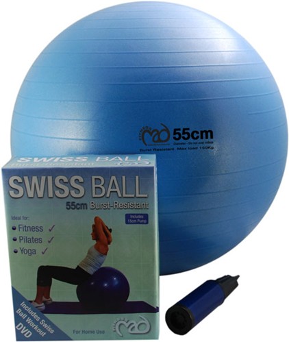 Swiss Ball   Pump and DVD 55cm