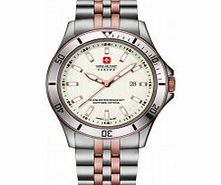 Swiss Military Mens Flagship Two Tone Steel