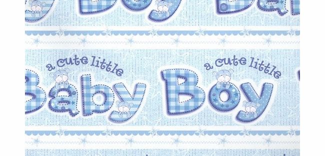 Swoosh Supplies 2 x Blue Bears amp; Stars, A Cute Litte New Born Baby Boy Gift Wrap - Luxury Wrapping Paper