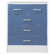Sydney 3 2 drawer Chest, Blue