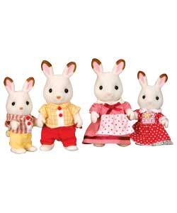 sylvanian Families - Chocolate Rabbit Family