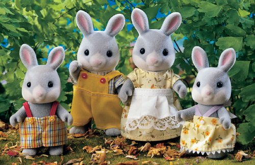 Sylvanian Families Cottontail Rabbit Family