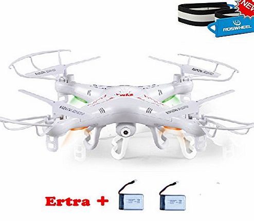 Syma New Version Syma X5C 2.4G 6 Axis GYRO HD Camera RC Quadcopter RTF RC Helicopter with 2.0MP Camera   Extra Battery By Tiny Direct Deal (X5C Extra 2pcs Battery)