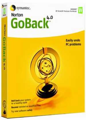 Norton Anti-Virus 2005 - Go Back