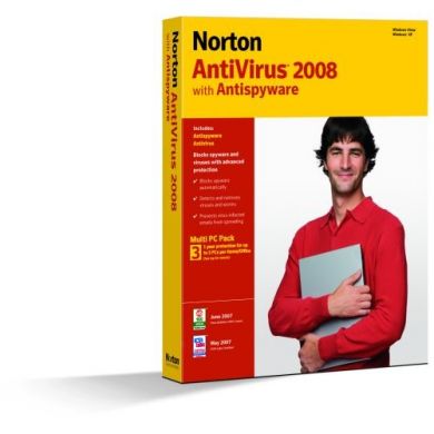 Norton Antivirus 2008 (3 User)