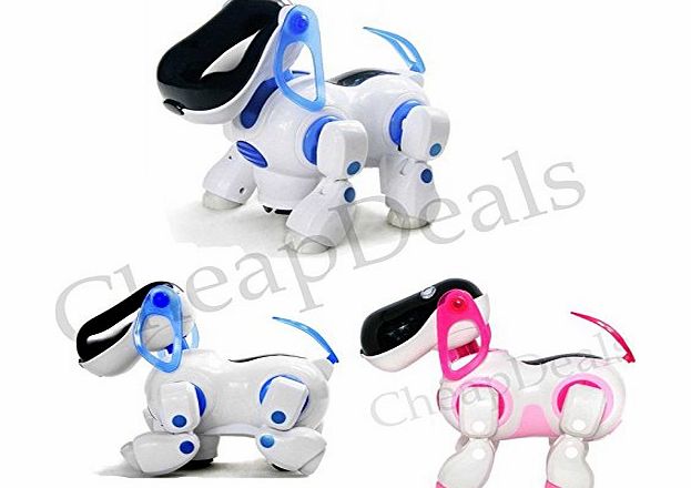I ROBOT DOG Walking Nodding Children Kids Toy Robots Pet Puppy iDog Light (BLUE)