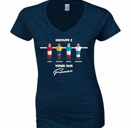 Football Group France Navy Womens T-Shirt