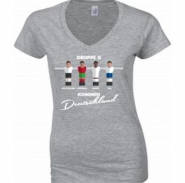 Football Group Germany Grey Womens T-Shirt