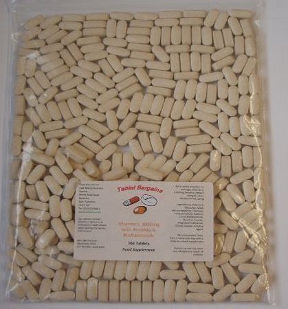 Tablet Bargains - Vitamin C 1000mg with Rosehip amp; Bioflavonoids - 360 Tablets