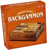 Tactic Games UK Classic Backgammon - Wood