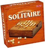 Tactic Games UK Classic Solitaire - Wood