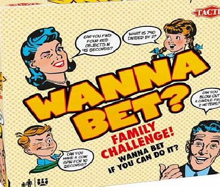 Tactic Wanna Bet Board Game