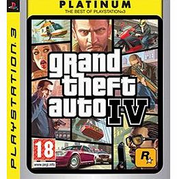 Take2 Grand Theft Auto IV (GTA 4) - Platinum on PS3