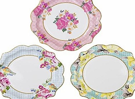 Talking Tables Medium Truly Scrumptious Plate, Pack of 12