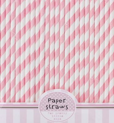 Talking Tables Pink-n-Mix Paper Straws, Pack of 30