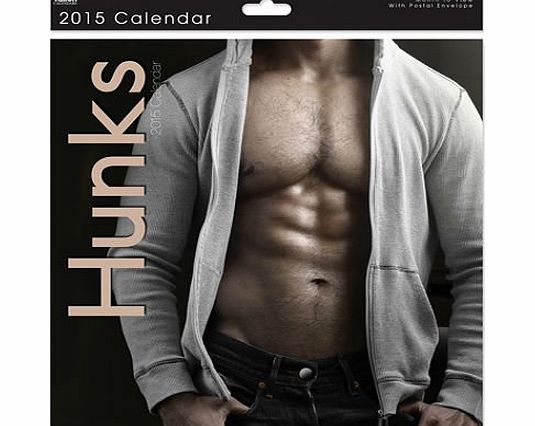 Tallon 2015 Gorgeous Hunks Square To Rectangle Month Per Page Wall Calendar - 12 Images