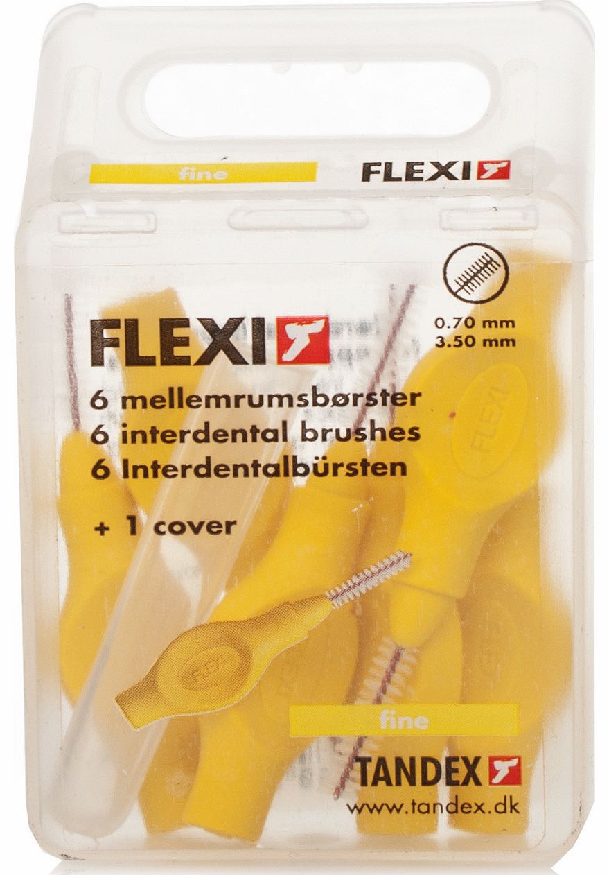 Tandex Flexi Interdental Brushes Fine Lemon