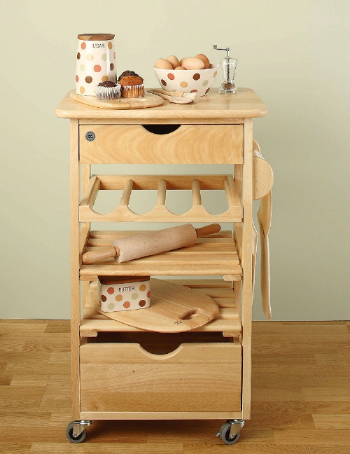 Kitchen Compact Trolley Fully Assembled