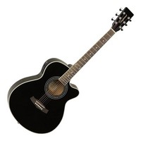 Discovery DBTSFCE Acoustic Guitar Black