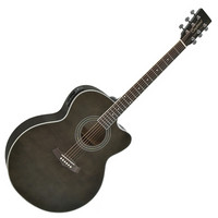 Tanglewood Super Jumbo Acoustic Guitar Black