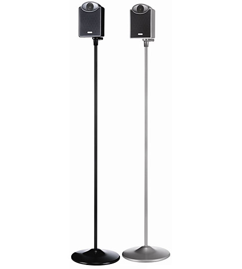 SFX Satellite Speaker Stands - Silver