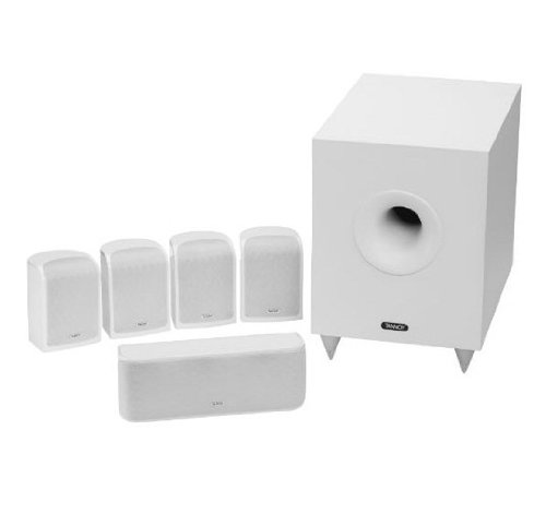 TFX 5.1 Home Cinema Speaker System Gloss White