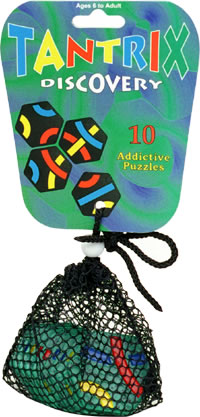 Tantrix Discovery Puzzle in Mesh Bag - Green