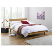 Double Bed, Oak Effect & Airsprung