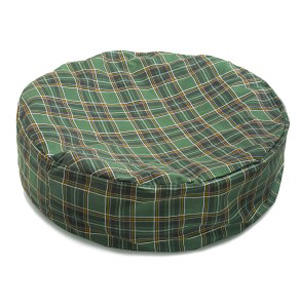 tartan Bean Bag Cover Large 36`` Green