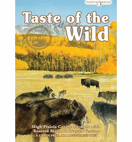 Taste of the Wild  High Prairie with Roasted Venison and Bison Dog Food 13.6 Kg
