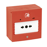 TATE Break Glass Call Point Fire Alarm Red