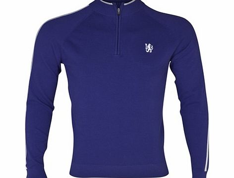 Chelsea Golf 1/2 Zip Club Sweatshirt Royal Blue