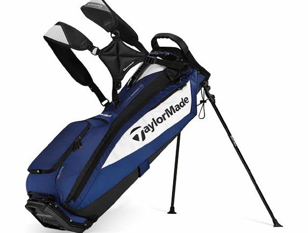 TaylorMade 2014 TaylorMade Supreme Lite Golf Stand / Carry Bag 4-Way Divider Navy/Black/White