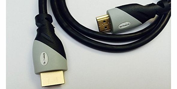 TB1 Products DURABLE HIGH SPEED GOLD HDMI 1080P HD CABLE CORD (1meter = 3ft) FOR BLURAY 3D DVD HDTV PS3 XBOX LCD TV