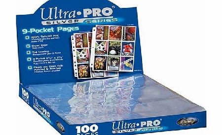 TD Games UltraPRO Silver Series 9 Pocket Pages (Box of 100)