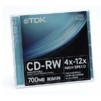 CD-RW 80MIN 700MB 4-12X 10 PACK