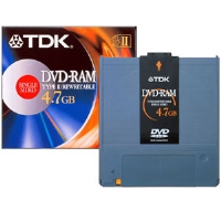 TDK DVD-RAM 4.7 GB (SINGLE PACK)
