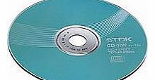 TDK T19512 700MB 12x Speed 80min CD-RW Disc Spindle (Pack of 10)