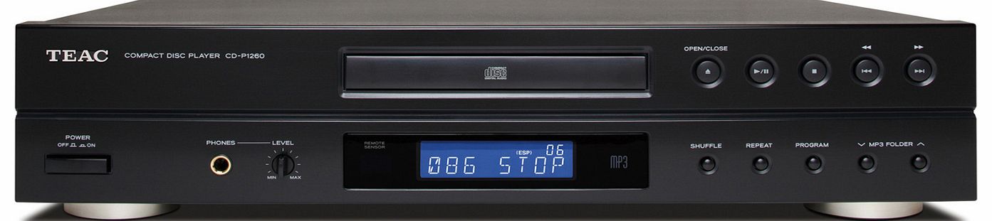 CDP1260-BLACK Compact Disc Player