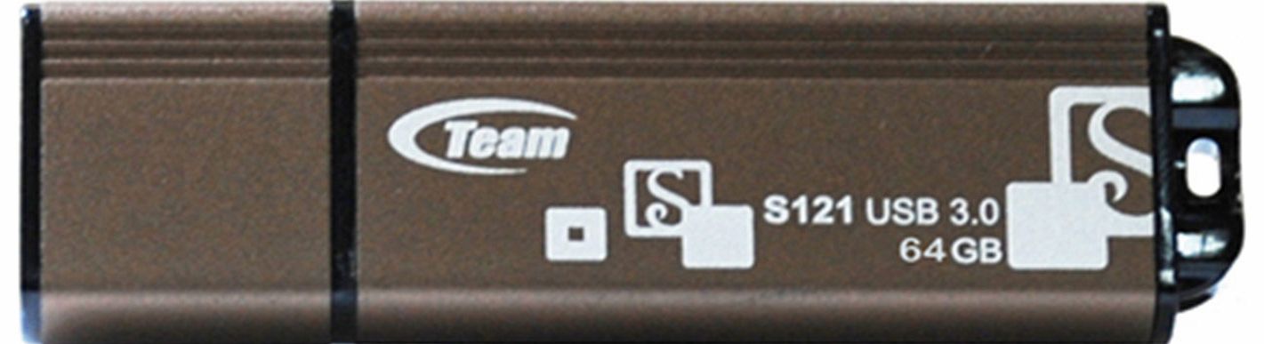Team S121 64GB USB 3.0 Flash Drive Brown