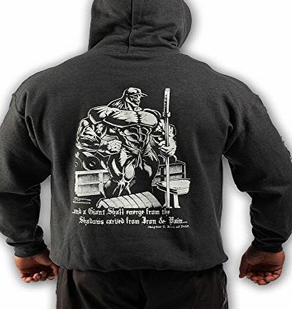 Team Ironworks Limited Edition Book of Pain Bodybuilding Clothing Hoodie Workout Top