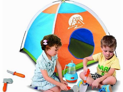 Team Power Camping Set with Tent, Lamp and Tools