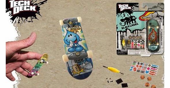 Stereo Finger Skateboard Sticker Sheet Toy Assorted Designs