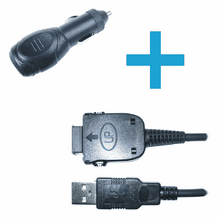 iPAQ USB Sync Cable & Car Charger