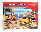 Construblock - Excavators and Diggers - 474 Pieces (Lego Compatible) 4604