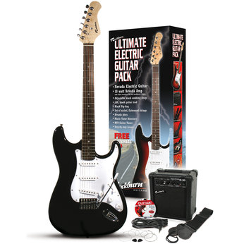 Technote Rockburn Electric Guitar Pack in Black
