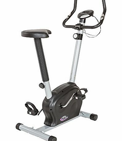 TecTake Magnetic exercise bike fitness workout home cycling machine with computer